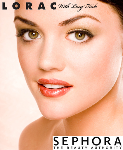 Actress Lucy Hale by Photographer Tim Sabatino for Lorac Cosmetics and Sephora