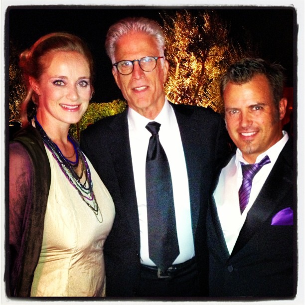Tim and Gwendoline Sabatino with Ted Danson at the Summer Spectacular 2013