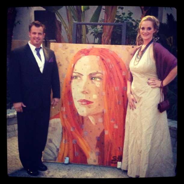 "Red", the original MOSAICOS masterpiece donated by Tim Sabatino for the Brent Shapiro Foundation