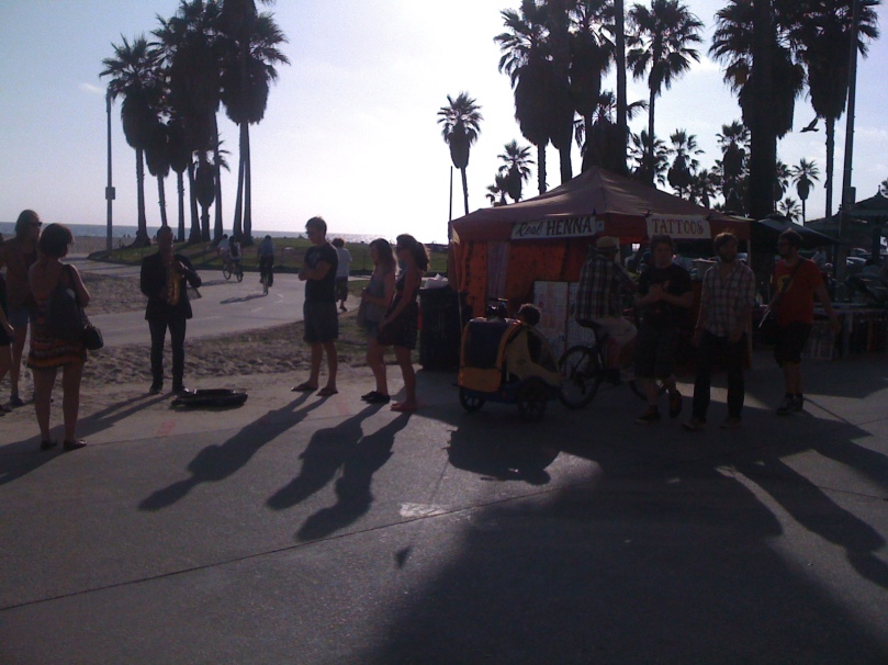 Behind the scenes of Jason Hemmens' music video at Venice Beach, by Tim Sabatino