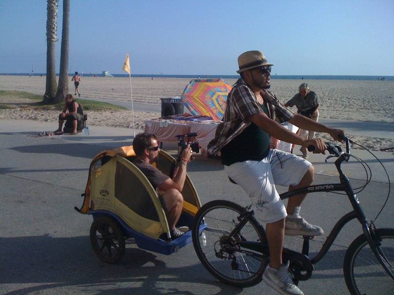 Behind the scenes of Jason Hemmens' music video. Yes, that's Tim Sabatino in the back of that bike!
